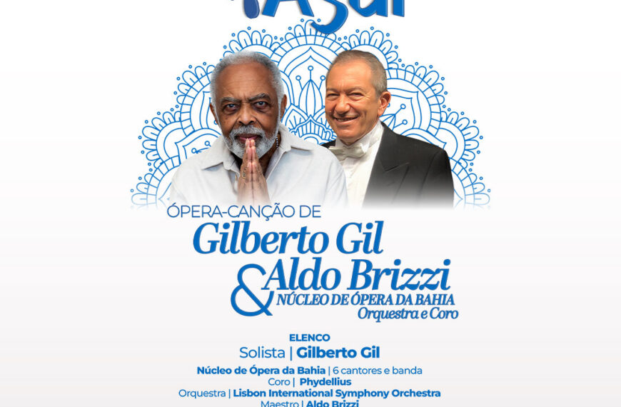 Gilberto Gil apresenta “Amor Azul” no Coliseu dos Recreios a 10 de outubro